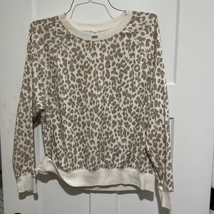 Cheetah Print Old Navy Crewneck